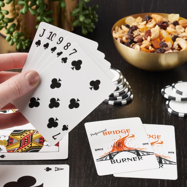 Professional Bridge Burner Playing Cards (In Situ)