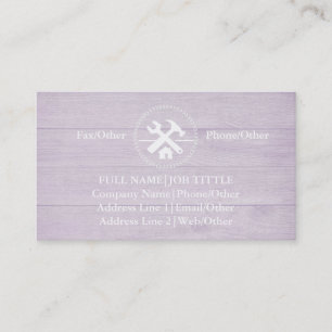 Professional Builder Carpenter Tools  Business Card