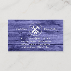Professional Builder Carpenter Tools Woodworking B Business Card