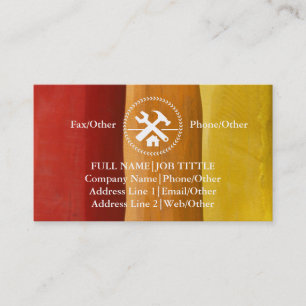 Professional Builder Carpenter Tools Woodworking Business Card