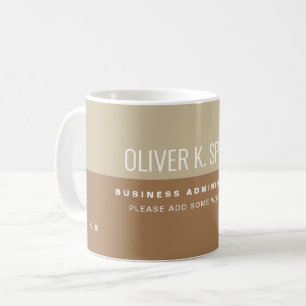 Professional (business) 2-Tones Brown Coffee Mug