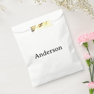 Professional Business 5.75" x 8" White Favour Bags