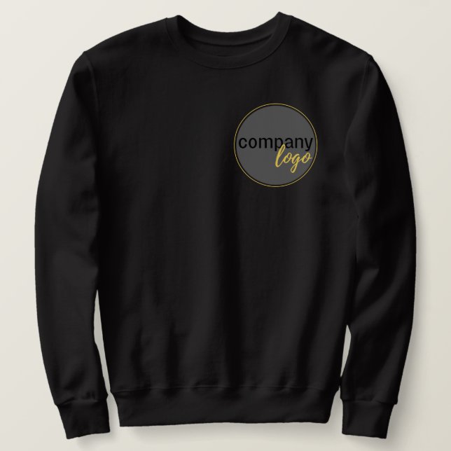 PROFESSIONAL BUSINESS BRANDED UNIFORM CUSTOM LOGO  SWEATSHIRT (Design Front)