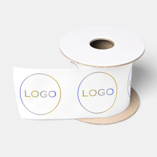 Professional Business Branding Custom Logo Image Satin Ribbon