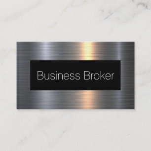 Professional Business Broker Business Card