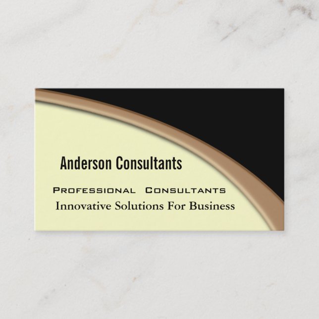 Professional Business Card (Front)
