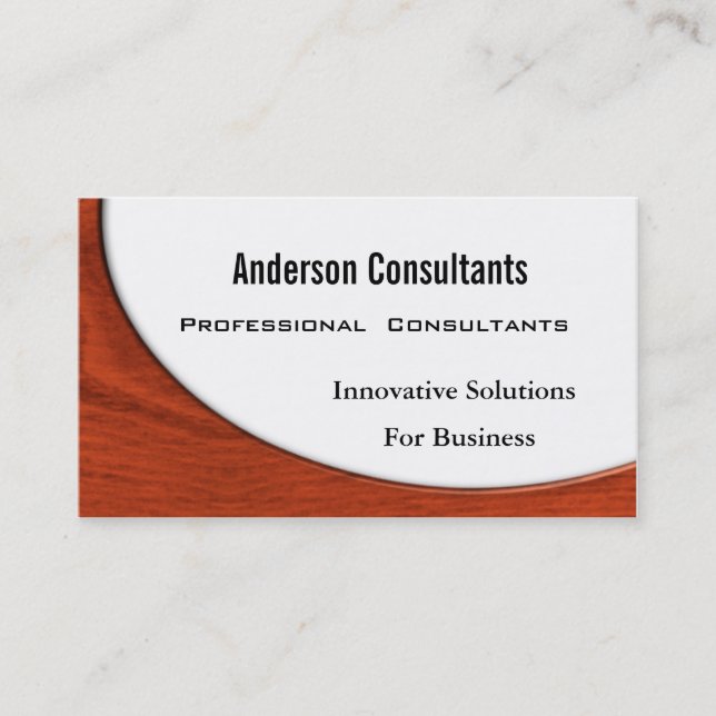 Professional Business Card (Front)