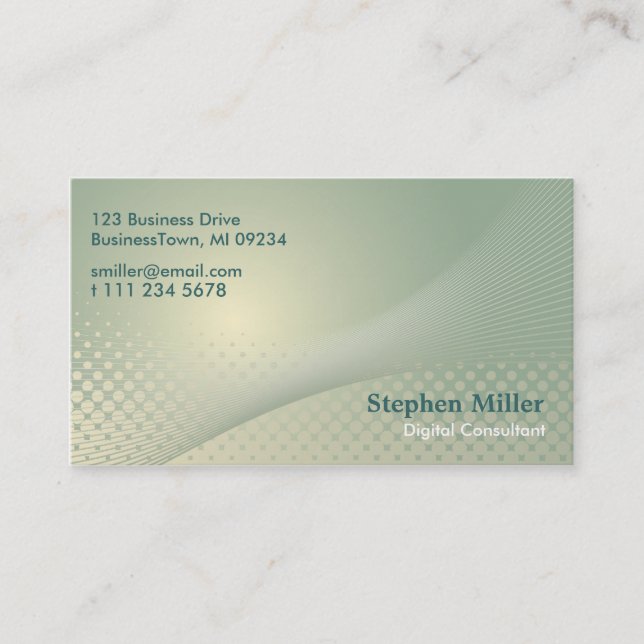 Professional Business Card (Front)