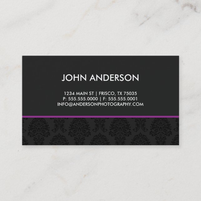 Professional Business Card (Front)