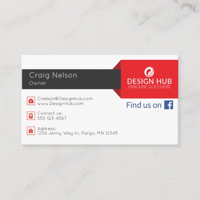 Professional business card (Front)