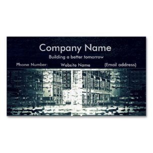 Professional Business Card-Better Tomorrow/6 Magnetic Business Card