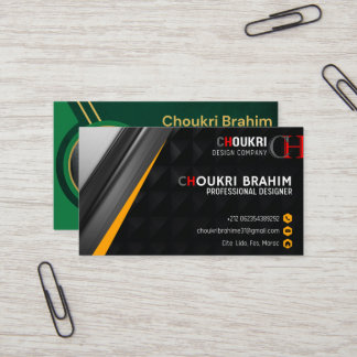 Professional Business Card Design