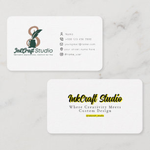 Professional Business Card Design – Tailored to Yo