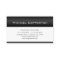 Professional Business Card Financial Planner Grey
