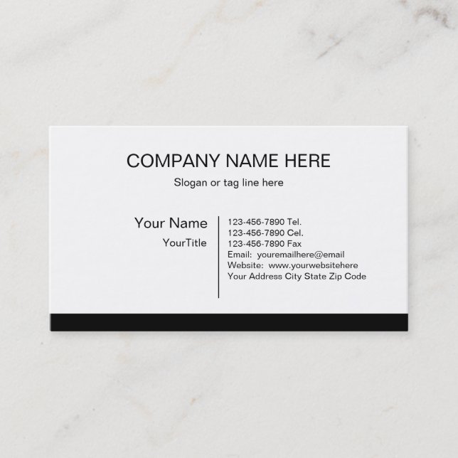 Professional Business Card Template (Front)