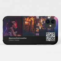 Professional Business Card with QR Code