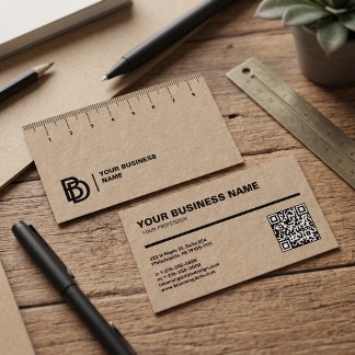 Professional Business Card with Ruler (cm)