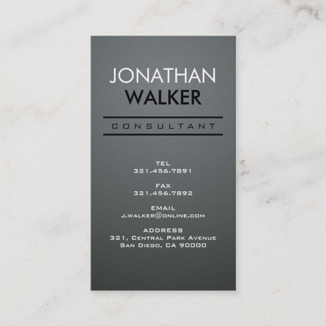 Professional - Business Cards (Front)