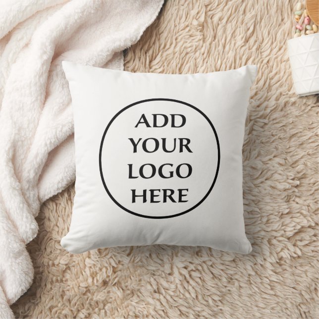Professional Business Company Corporate Logo Here Cushion (Blanket)