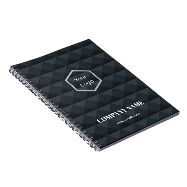 Professional Business Company Corporate Logo Notebook (Right Side)