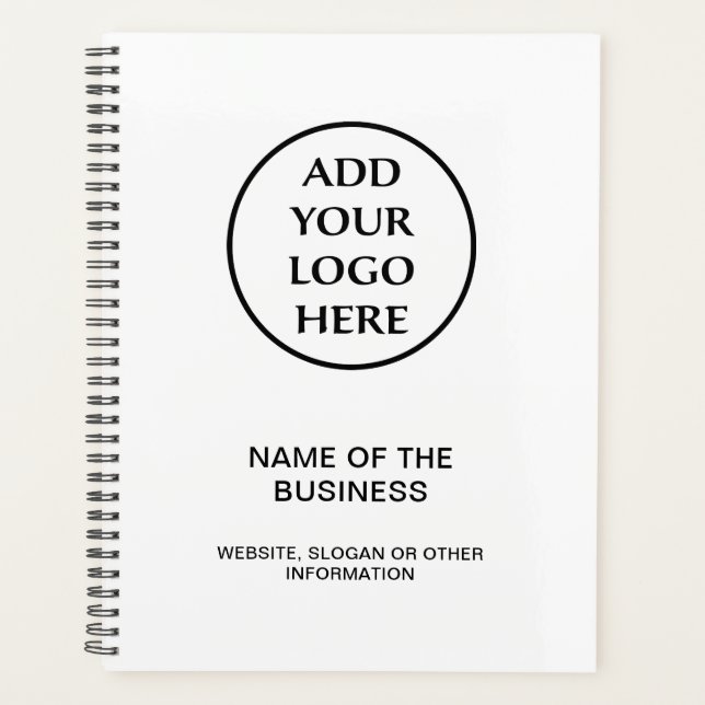 Professional Business Company Corporate Your Logo Planner (Front)