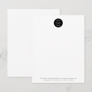 Professional Business Company Logo Minimalist  Card