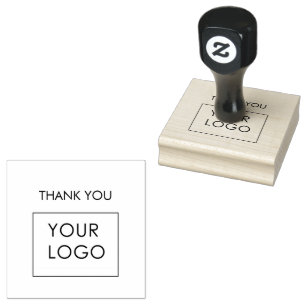 Professional Business Company Logo Thank You  Rubber Stamp