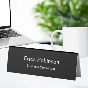 Professional Business Consultant Desk Name Plaque