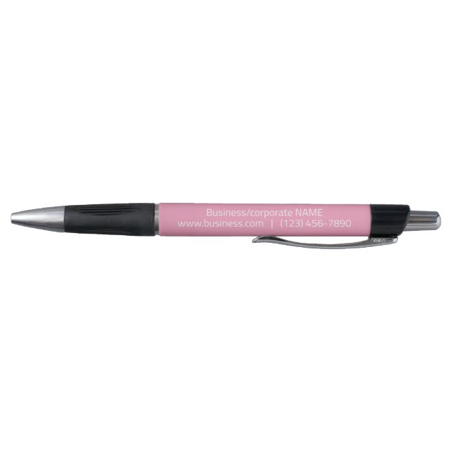 Professional Business Corporate Branding Pens Pink (Bottom)