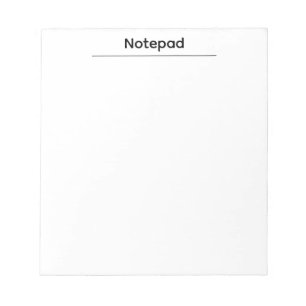 Professional Business Custom Notepad