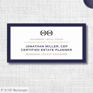 Professional Business Event Name Tag