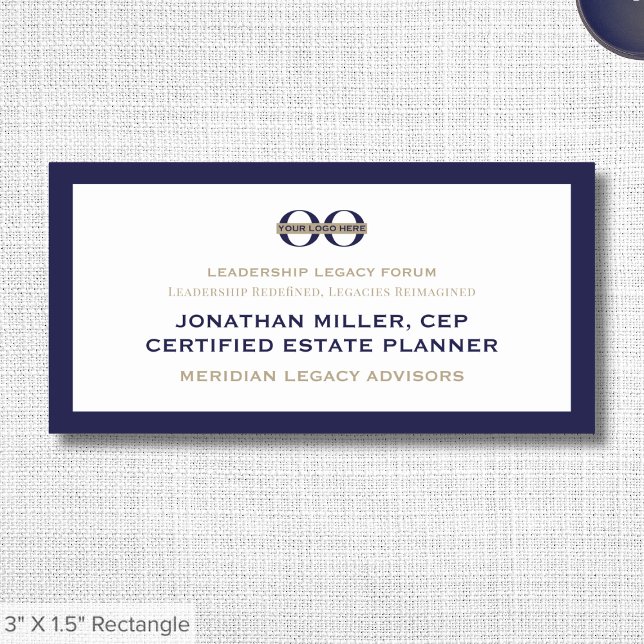 Professional Business Event Name Tag (Creator Uploaded)