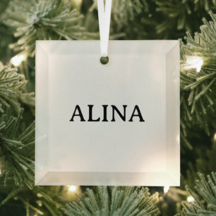 Professional Business Glass Square Tree Decoration