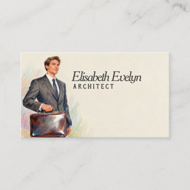 Professional Business Leader Card (Front)