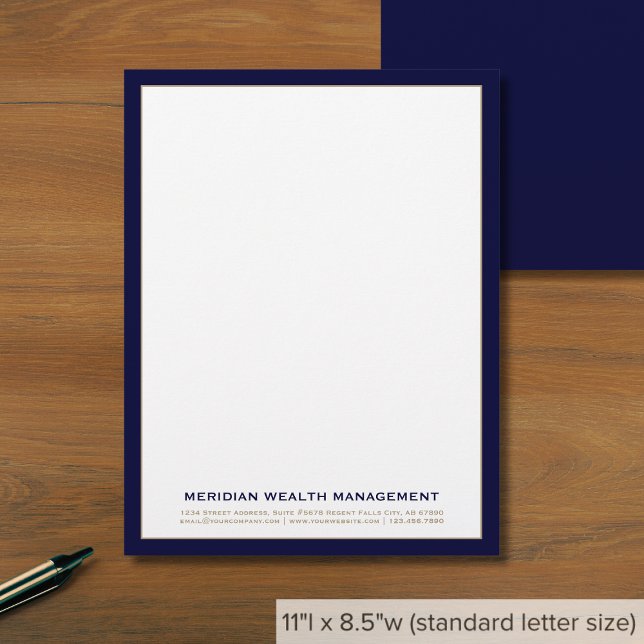 Professional Business Letterhead (Creator Uploaded)