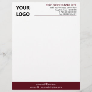 Professional Business Letterhead Example with Logo
