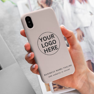Professional Business Logo Blush Pink Branded  iPhone 15 Pro Max Case
