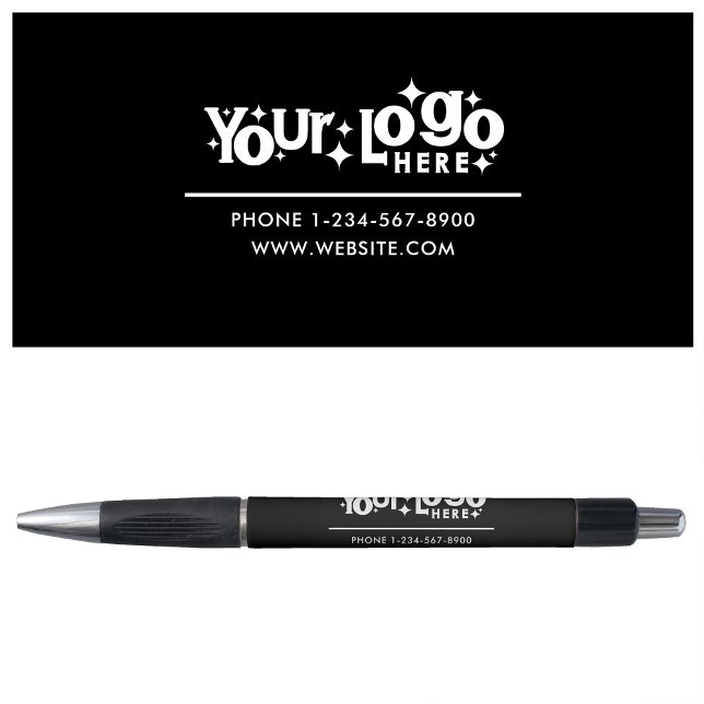 Professional Business Logo Contact Details Retro (Professional Business Logo Contact Details Retro Pen)
