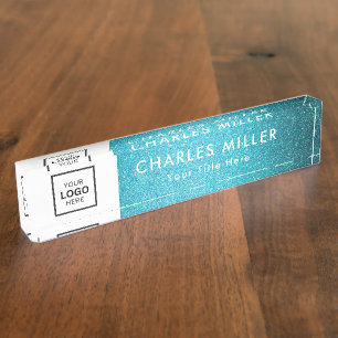 Professional business logo Desk Nameplate