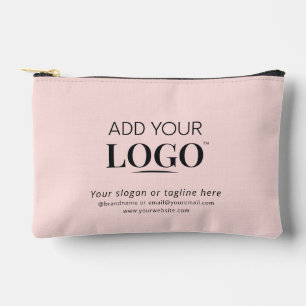 Professional Business Logo Elegant Minimal Company Accessory Pouch