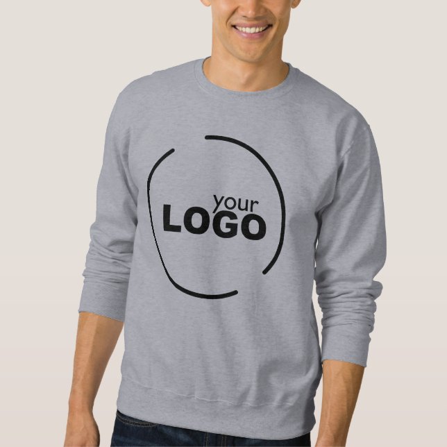 Professional Business Logo Grey Sweatshirt (Front)