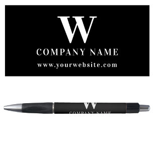 Professional Business Logo Monogram Name Website