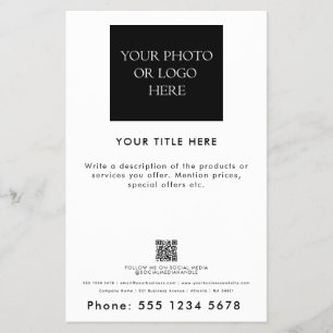Professional Business Logo Photo Promotional Flyer