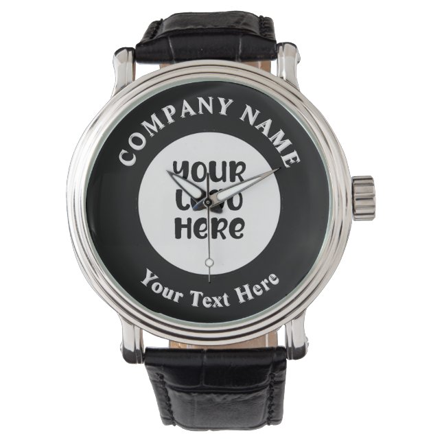 Professional Business Logo Promotional Branding  Watch (Front)