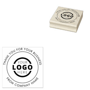 Professional Business Logo Promotional Thank You Rubber Stamp