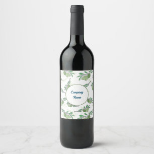 Professional Business Logo Promotional Wine Label