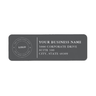  Professional Business Logo  Return Address Label