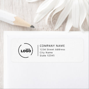 Professional Business Logo Return Address Label