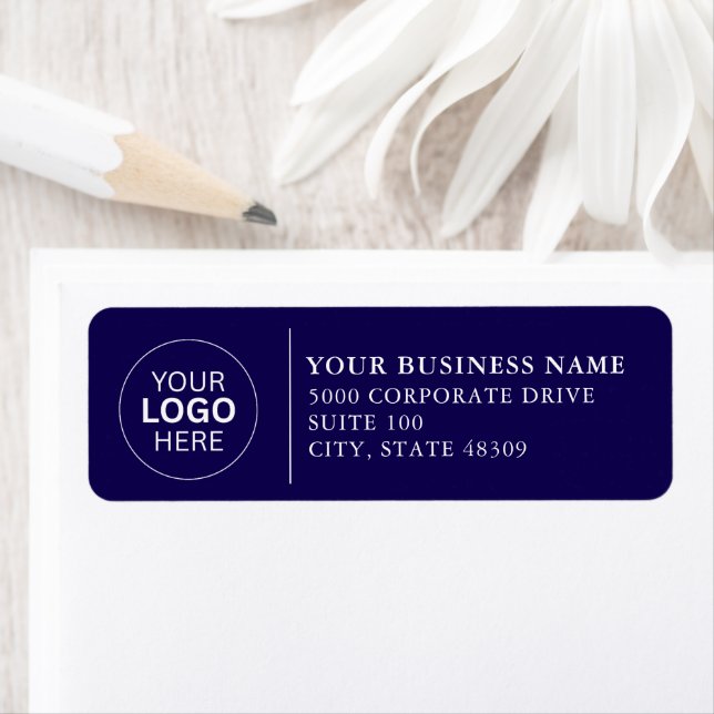  Professional Business Logo  Return Address Label (Insitu)