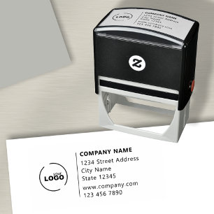 Professional Business Logo   Return Address   Self-inking Stamp